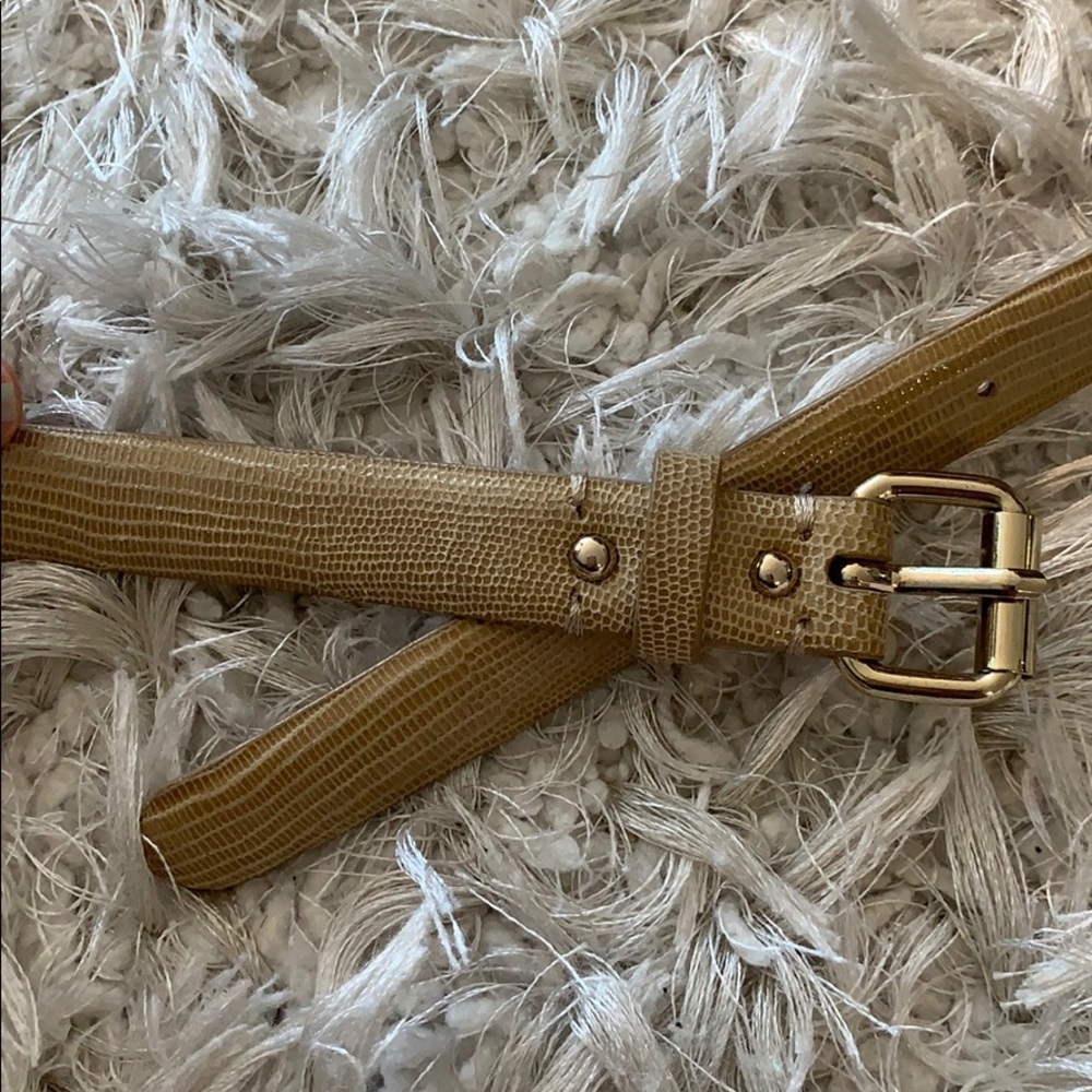Ann taylor leather belt